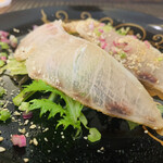 魚菜料理 縄屋 - シロカジキの燻製