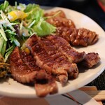 Sumibiya Horie - 牛タントロタン食べ比べランチ(2,000円)
                        とろろ芋(+100円)