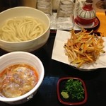 うつ輪 - かきあげ天 玉子つけ麺850円 温