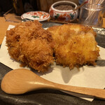 Tonkatsu Namihei - 鮟鱇フライ340 鯵ふらい350