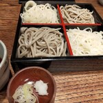 そば処 和邑 - ２種盛り挽きぐるみ、柚子切りをお願いしました。