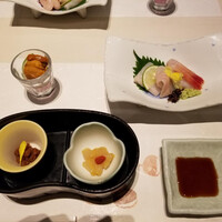 函館うに むらかみ 日本生命札幌ビル店 - 先附け　お造り