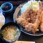 味処 まるたか - ミックスフライ定食