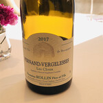 AMOUR - ・Pernand-Vergelesses Domaine Rorin
      (バランスよく樽を効かせていたので、樽からくる香ばしい香りと、甘鯛の松笠焼きの香ばしさとのかけ合わせ)