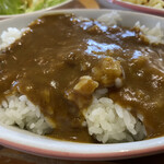 鹿児島県庁 喫茶室 - ハーフセットのカレー