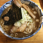 自家製麺 然 - ラーメン大盛り@830円