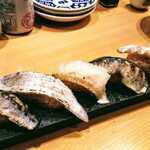 Sushi Sake Sakana Sugitama - 脂乗りまくり！天然魚炙り三種！
