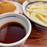 長田うどん - さ、食べるよー