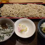 Sobamichi Nishinohanare - 蕎麦切り　まぜご飯付き