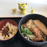 築港麺工房 - 本日の、うどん定食　690円（税込）