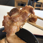築港麺工房 - 鶏天、にゅ～～ん！