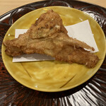 勢麟 - 虎河豚の唐揚げ、春野山椒かけ