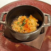 THE KAWABUN NAGOYA - 帆立とじゃがいものオーブン焼き　バルサミコ風味の焦がしバターソース