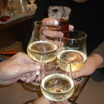 レストラン山水 - スパークリングで乾～杯♪