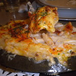 レストラン山水 - 帆立貝柱とペンネリガーテのグラタン