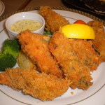 レストラン山水 - 生カキ（広島産特選）のフライ