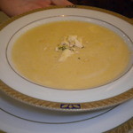 レストラン山水 - とうもろこしのポタージュスープ