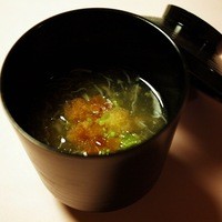 桜鶴苑 - 小吸物：蟹摺り流し