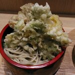 そば処 福そば - 「奥山そば」の舞茸天他