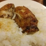 かつれつ四谷たけだ - カキバターとライス