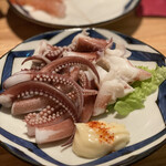 函館海鮮料理 海寿 - ゲソは塩茹でに。