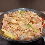 伝説のすた丼屋 - 肉の日で肉1.5倍のすた丼 630円(税込)