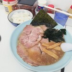 ◯つばき食堂 - チャーシュー麺￥900&ライス￥130