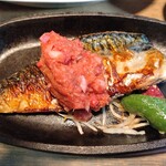 ダブリュー表参道 ザ セラーグリル - ランチ（サバの鉄板ステーキ）