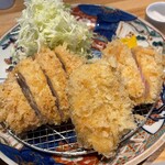 とんかつ七井戸 - とんかつ七井戸(ロースとチキンかつ定食)