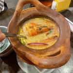 タイの食卓 クルン・サイアム - 大きな海老が3尾