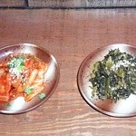 分田上 - トッピング：キムチと高菜