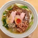 饗 くろ喜 - 限定年越しラーメン「鶏ねぎそば」800円（2012年12月）