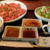 焼肉館彩炉 - 料理写真:夫は彩炉ロースランチです(^^)サラダ、スープ、キムチがセットで嬉しい♪