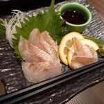 Kaisen Kushiyaki Manten - ノドグロ炙り刺し1,760円税込