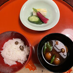 柊家旅館 - 香のもの、留椀、食事