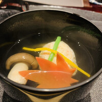 奈良 而今 - ② 椀：蟹真薯、大黒しめじ