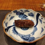 傳 - (2021年11月 訪問)えび芋の唐揚げ。これがシンプルながら美味しいのです。