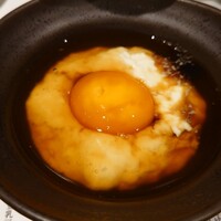 ゆば料理 東山ゆう豆 - 湯葉豆腐に卵。これをご飯にかけていただきます。絶品。