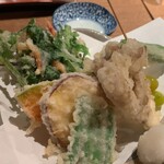 そば季菜 はや川 - 野菜　7種盛り