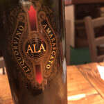 恵比寿 ティスカリ - アラ リクォルヴィーノ アマラスカート /サラパルータ。シチリアのデザートワイン。