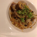 恵比寿 ティスカリ - アサリと白ハマグリのフレゴーラ