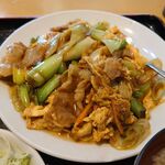 Koufukuen - 長ネギと豚肉スライスと玉子の炒め