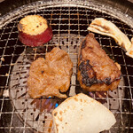 焼肉・鉄板焼 中津留 - ぼちぼち焼けたかな？