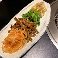 焼肉専科 肉の切り方 日本橋本店 - ナムル盛合せ