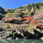 琴ケ瀬茶屋 - 渓谷沿いの紅葉を愛でながら。