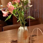 そば季菜 はや川 - 生け花