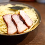 麺屋 はやしまる - ミックスわんたんつけめん1060円+チャーシュー300円