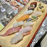 がってん寿司 - 日替り握りランチ（上）