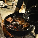 塊肉ステーキと牡蠣 アホヤネン 岡崎BBQガーデン - 