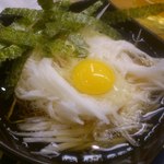 回転寿司　喜楽 - 山芋ソーメン